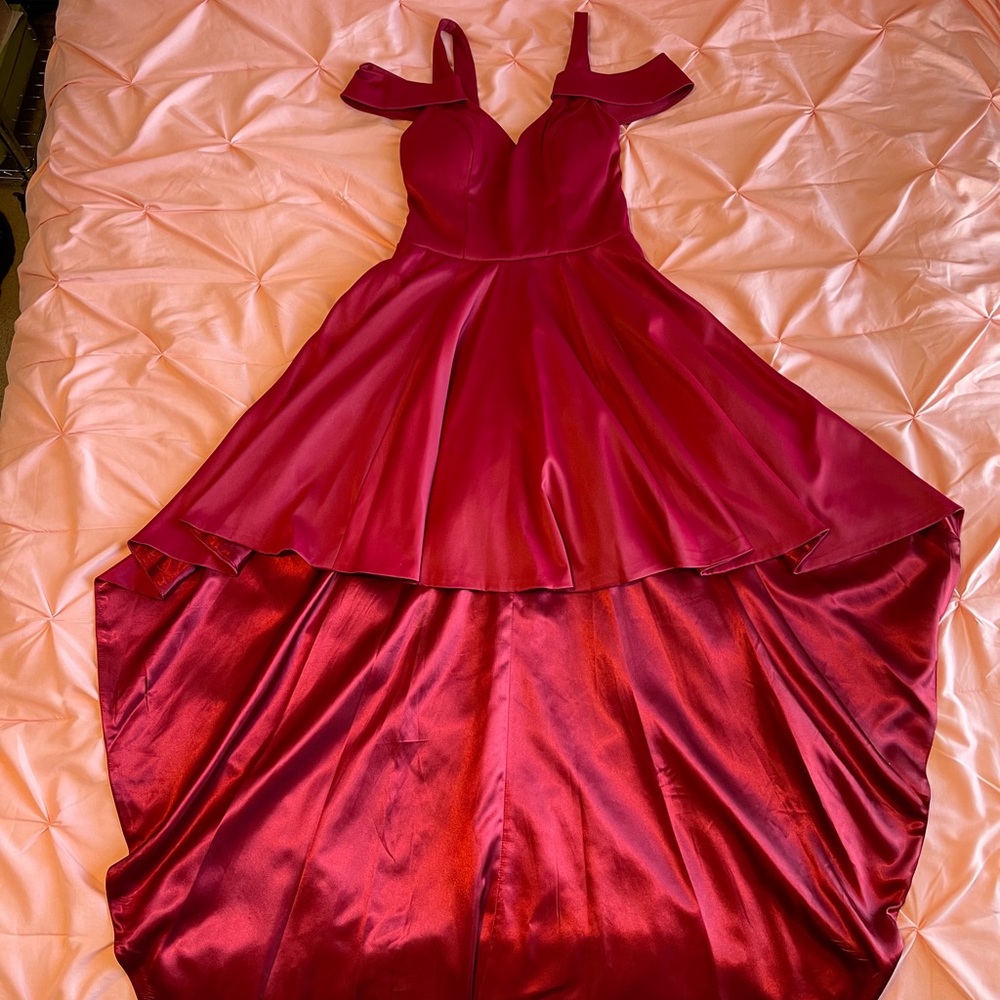 My Michelle High Low Hot Pink Dress Size 5
